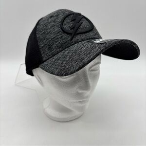 Men's Tampa Bay Lightning Fanatics Heathered Black Trucker M/L Flex Hat Cap